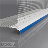 LIKOV VLTU-2H lišta s přiznanou okapnicí a sklovláknitou tkaninou 100/100mm délka 2m